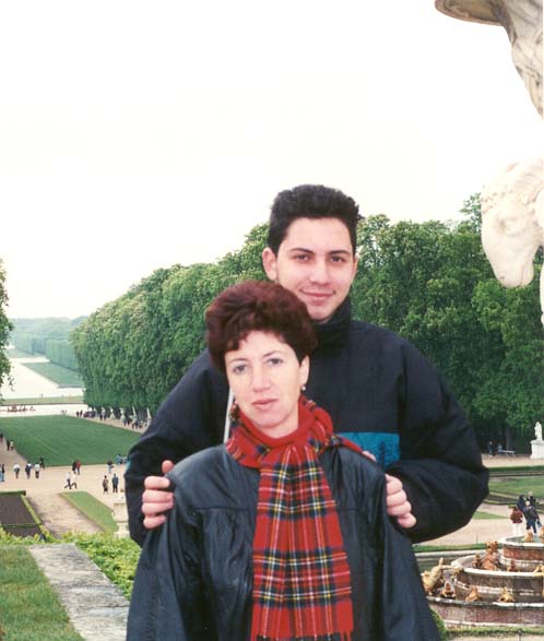 Lena with Dima, 1997,Versalle