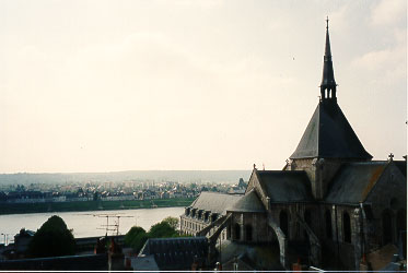 The Loire river in Blois 