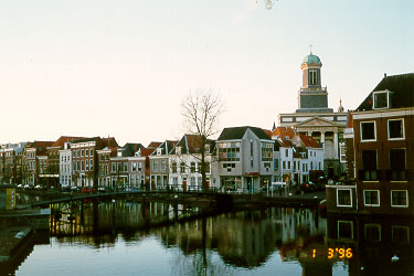 The Rein river in Leiden