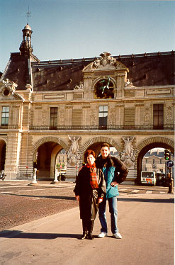 Louvre, the gate from the Seine