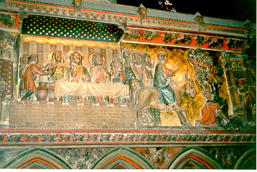 The stone Screen inside the Cathedral