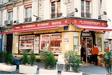 The kosher shop in the Rosieres street