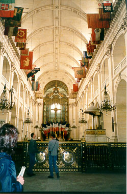 The Soldiers Church adjoining the Military Museum inside the Invalides complex