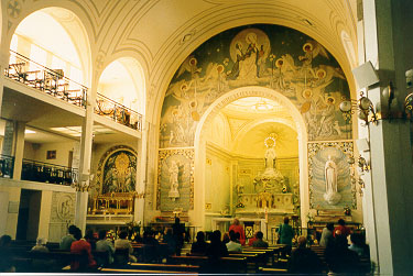Inside St Kathrine's Church