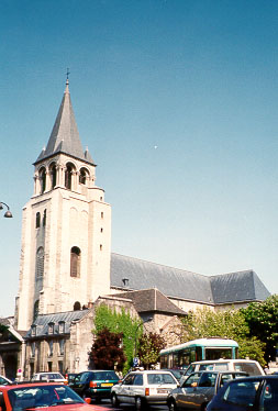 The ancient Church Sent Germain des Pres