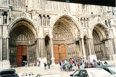 The Side Gate of the Chartre Cathedral