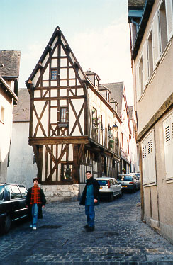 One of the numerous old houses of Chartre