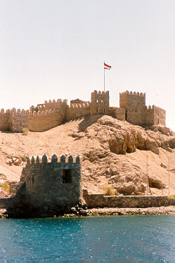 Faraon's Island in Egipt 8km from Eilat