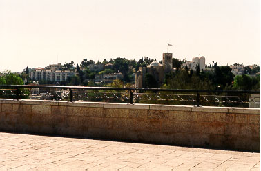 The Governors Castle over the old Jerusalem