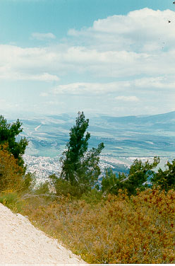 The view in the Hermon Mountain direction