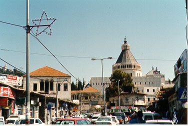 The trade street in Nazaret
