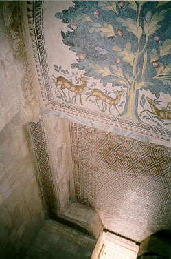 The old mosaik floor in the Palace