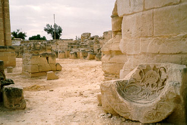 The ruins of the pro-Muslemic Palace in Jericho