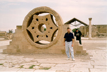 The old stone sign in the Palace complex